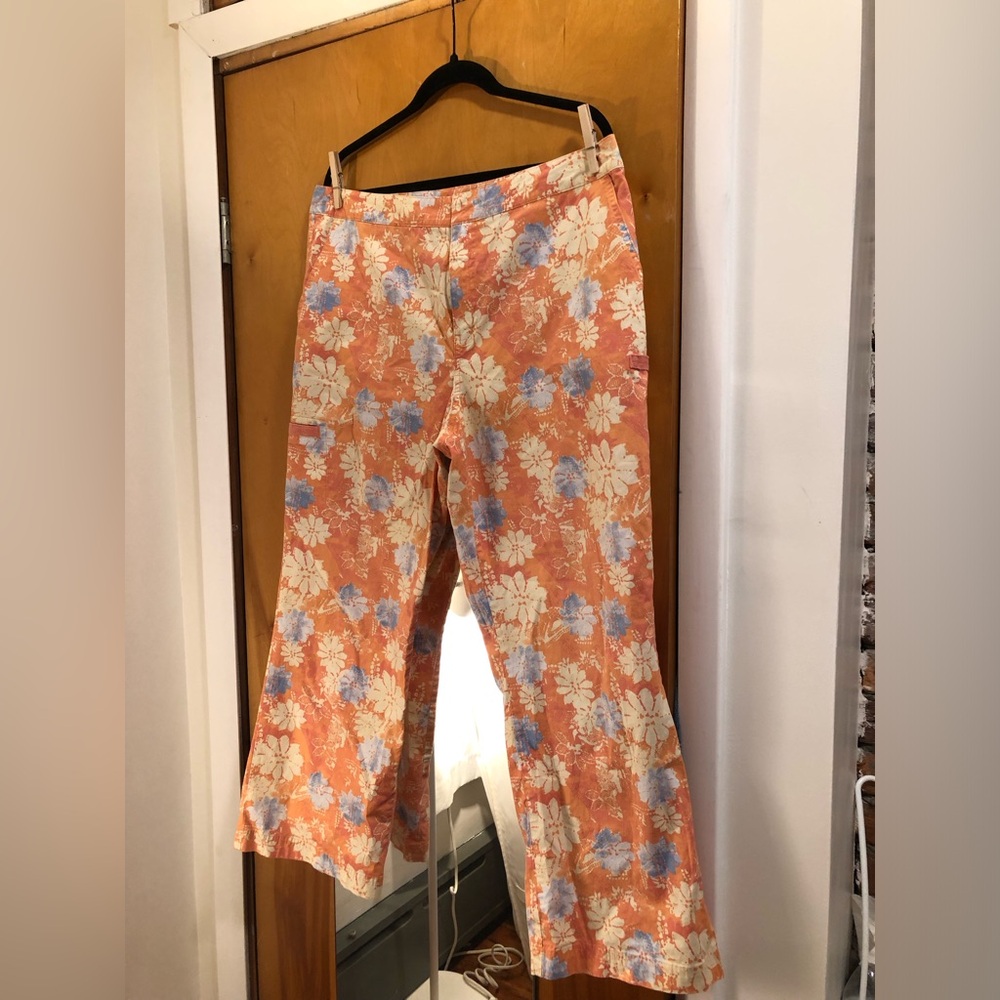 Sigrid Olsen Pink Floral Pants